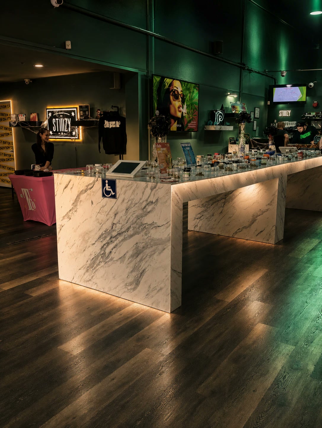 The Happy Green marble showroom